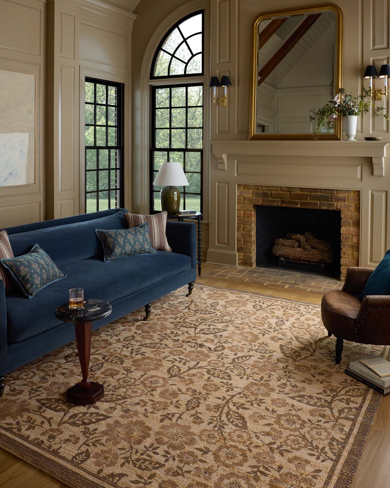 Chris Loves Julia x Loloi Rue Bark / Mocha Rug RUGS - jute Loloi
