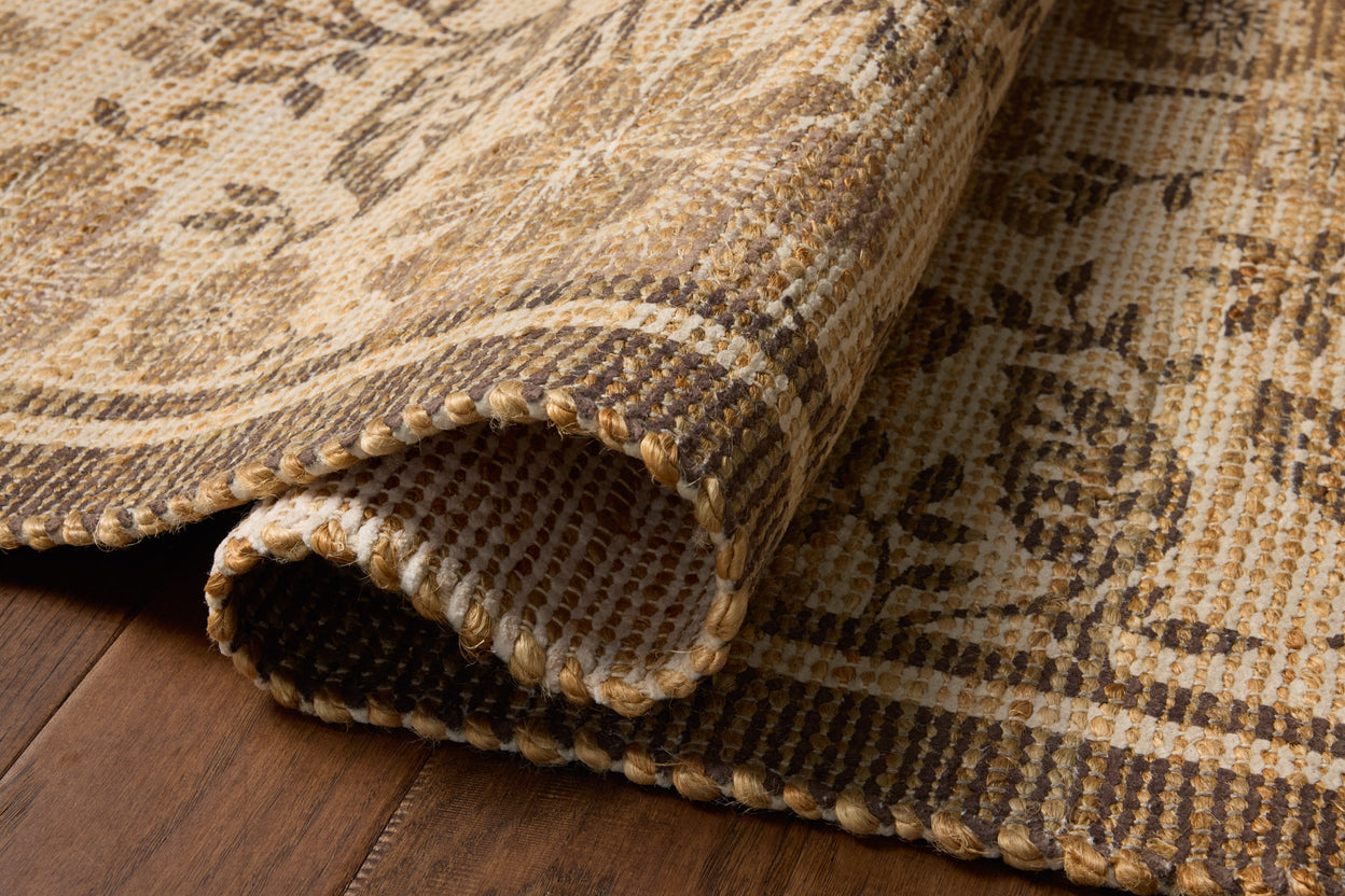 Chris Loves Julia x Loloi Rue Bark / Mocha Rug RUGS - jute Loloi