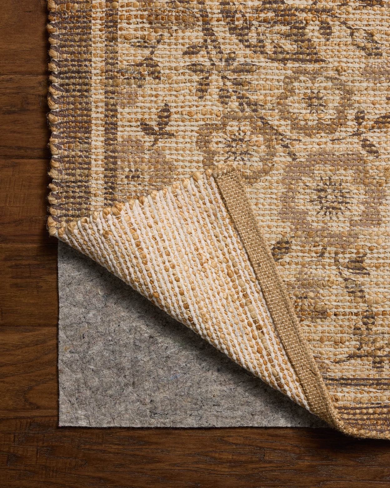 Chris Loves Julia x Loloi Rue Bark / Mocha Rug RUGS - jute Loloi