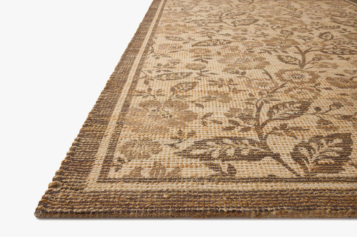 Chris Loves Julia x Loloi Rue Bark / Mocha Rug RUGS - jute Loloi