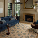 Chris Loves Julia x Loloi Rue Moss / Blue Rug RUGS - jute Loloi
