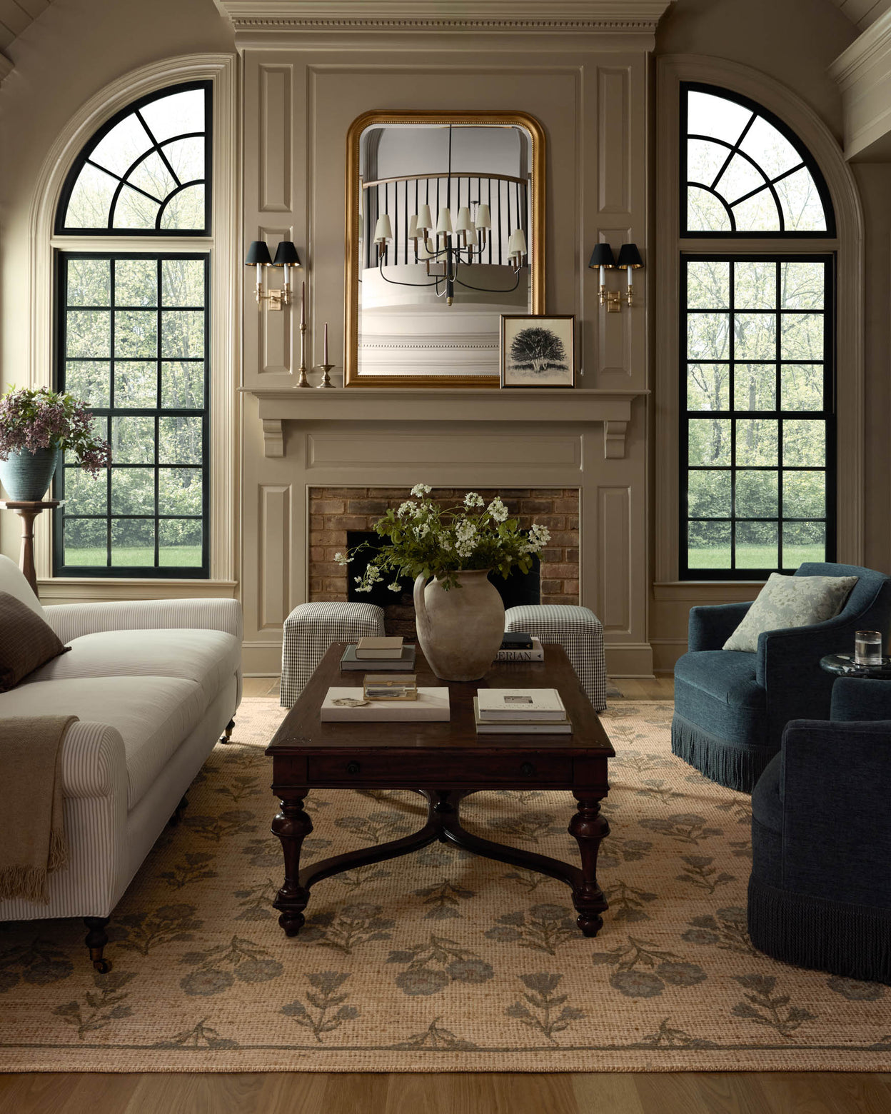 Chris Loves Julia x Loloi Rue Moss / Blue Rug RUGS - jute Loloi