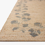 Chris Loves Julia x Loloi Rue Natural / Denim Rug RUGS - jute Loloi