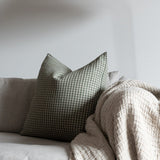 Genevieve Gingham Pillow Cover 3 - PILLOWS - linen - cool Rug & Weave Pillows