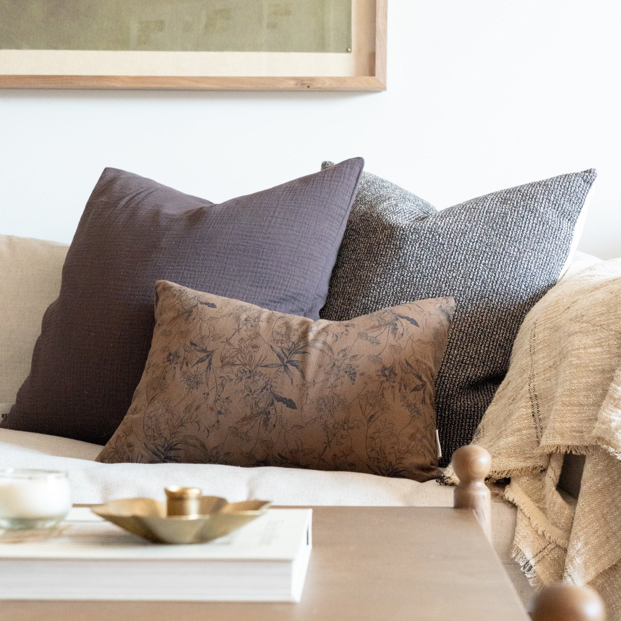 Hikari Pillow Cover 2 - PILLOWS - essentials - warm Rug & Weave Pillows