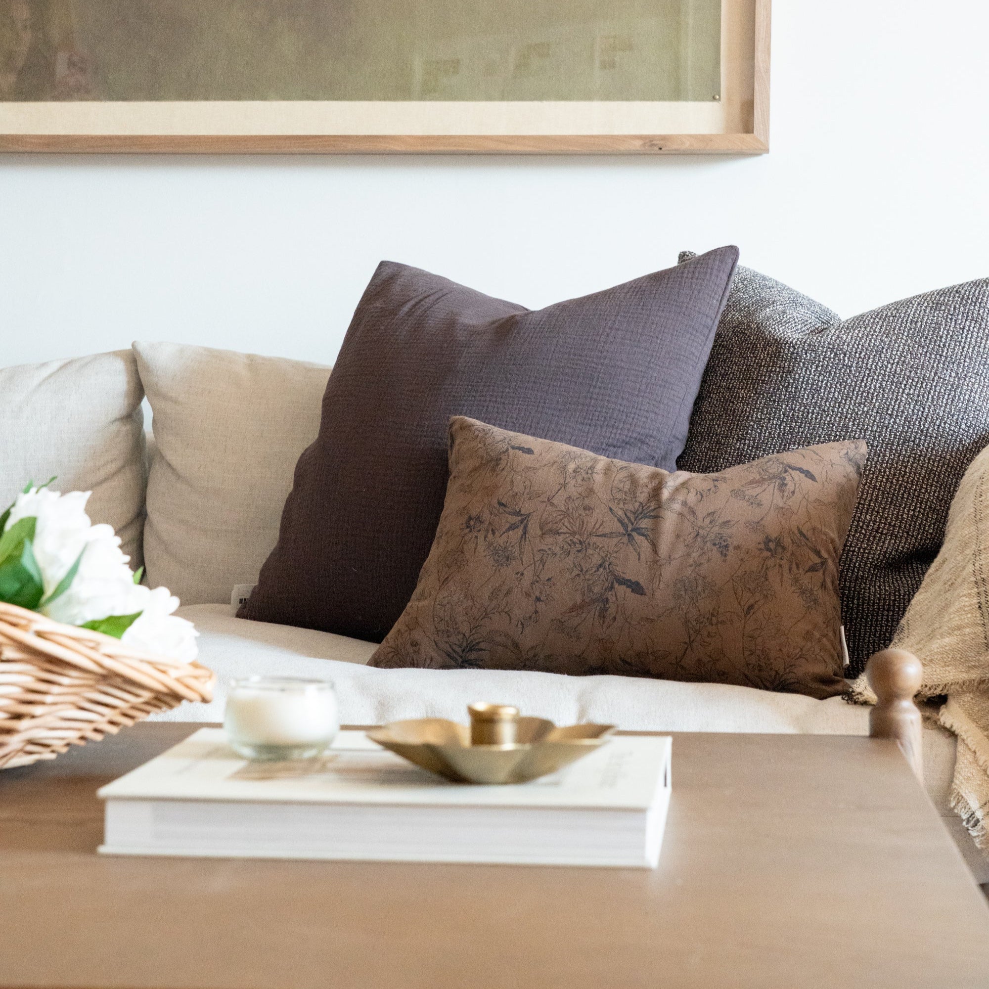 Hikari Pillow Cover 2 - PILLOWS - essentials - warm Rug & Weave Pillows