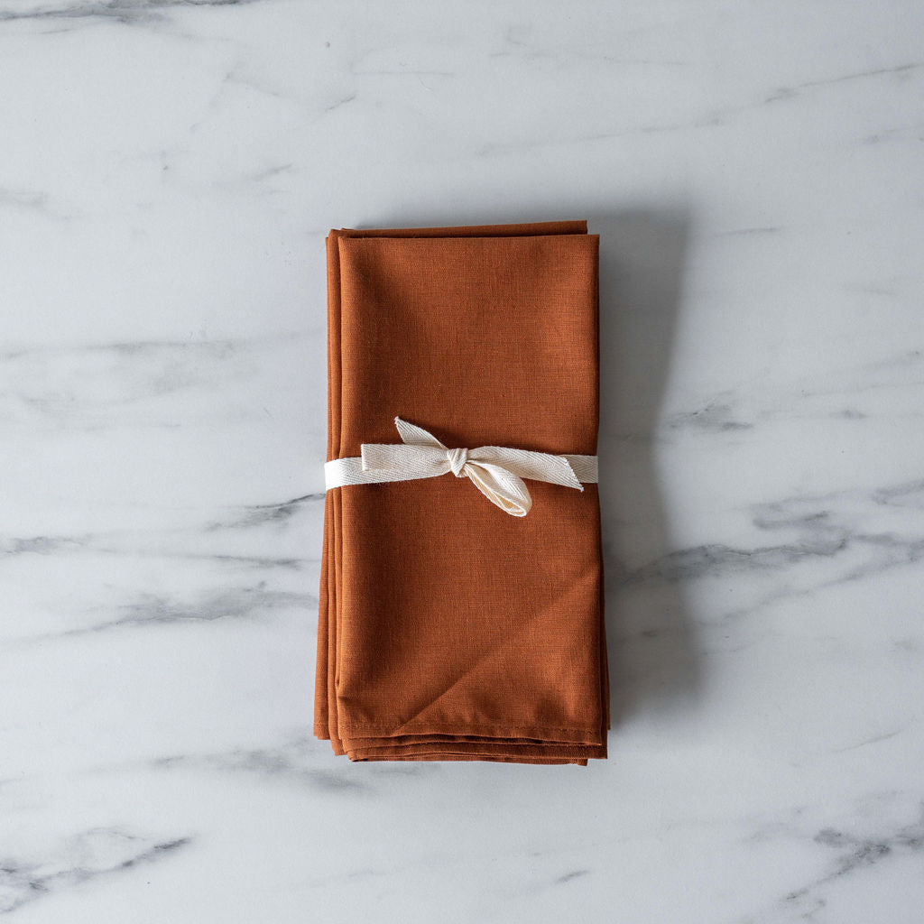 Rug & Weave - Linen + Cotton Napkin Set napkin set Rug & weave Copper