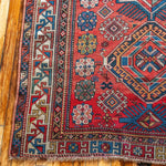 4'3" x 5'8" Antique Caucasian Rug RUGS - vintage Rug & Weave Rugs
