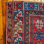 4'3" x 5'8" Antique Caucasian Rug RUGS - vintage Rug & Weave Rugs