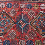 4'3" x 5'8" Antique Caucasian Rug RUGS - vintage Rug & Weave Rugs