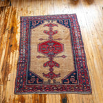 4’5” x 6’3” Vintage Malayer RUGS - vintage Rug & Weave Rugs