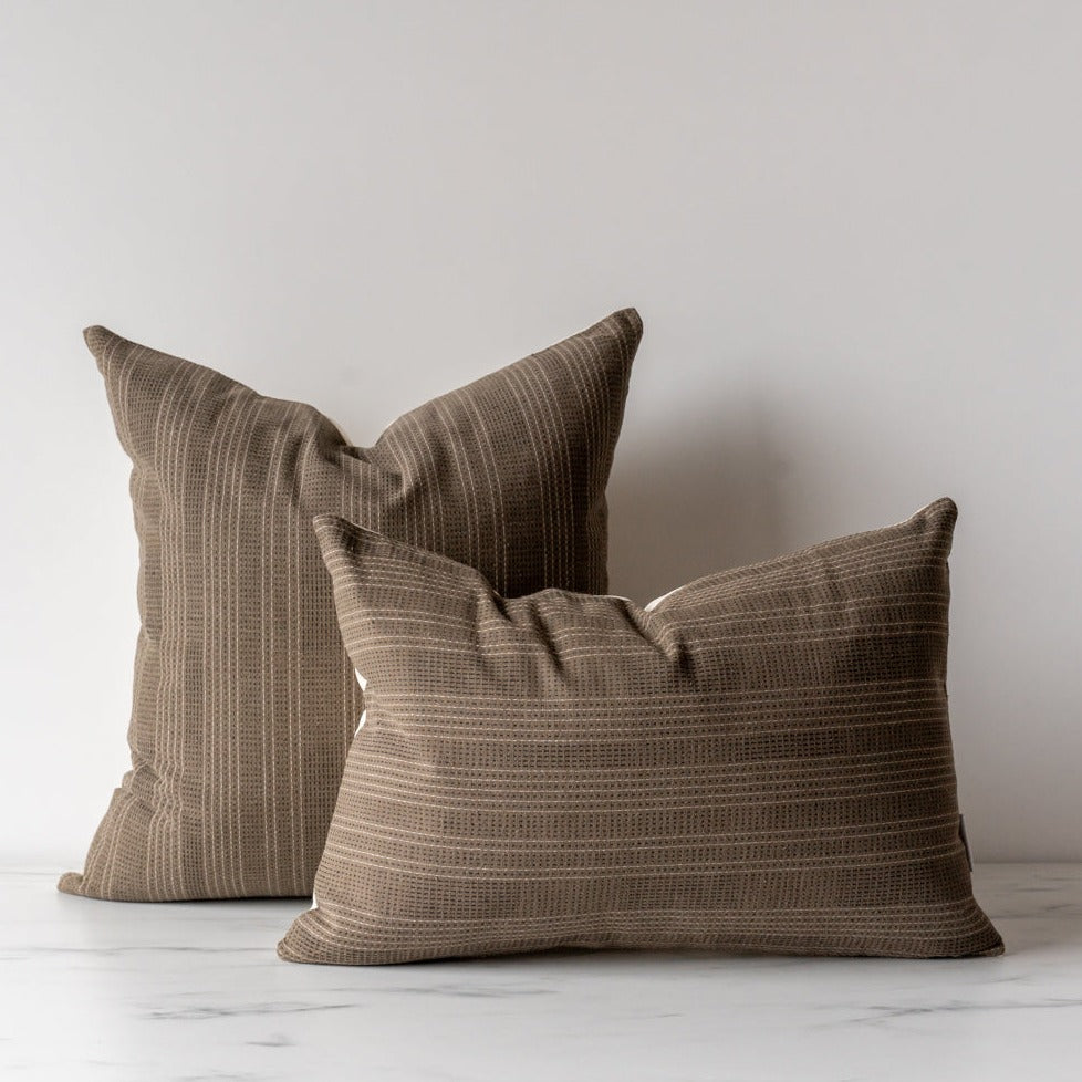 Darcy Woven Pillow Cover 1 - PILLOWS - Thai - neutral Rug & Weave Pillows