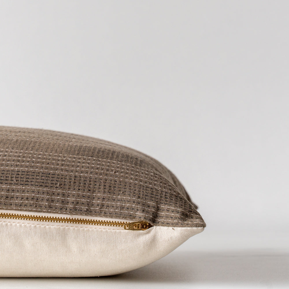 Darcy Woven Pillow Cover 1 - PILLOWS - Thai - neutral Rug & Weave Pillows