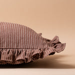 Cordelia Ruffle Pillow Cover 2 - PILLOWS - linen - warm Rug & Weave Pillows