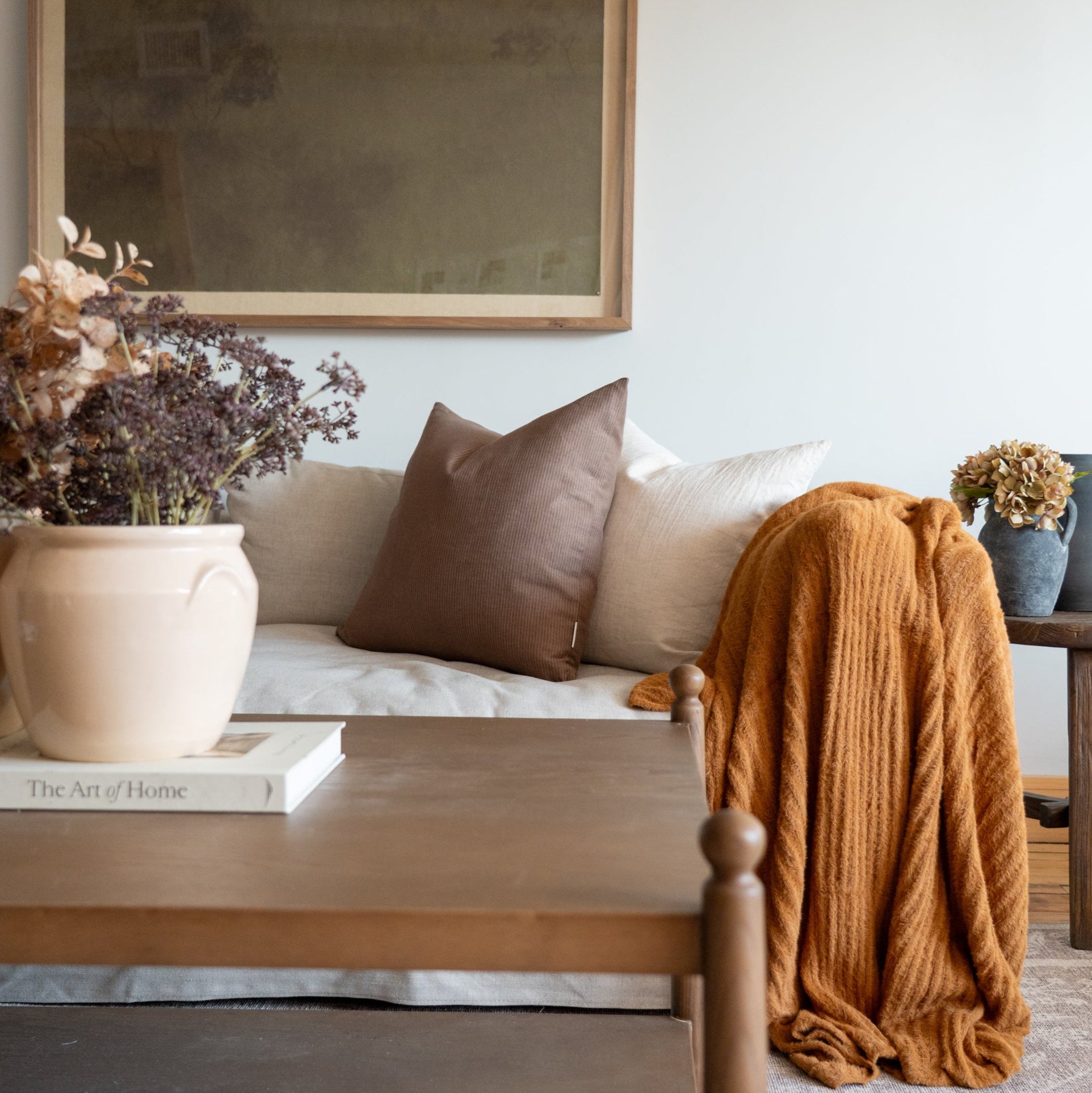 Conrad Pillow Cover 1 - PILLOWS - linen - neutral Rug & Weave Pillows