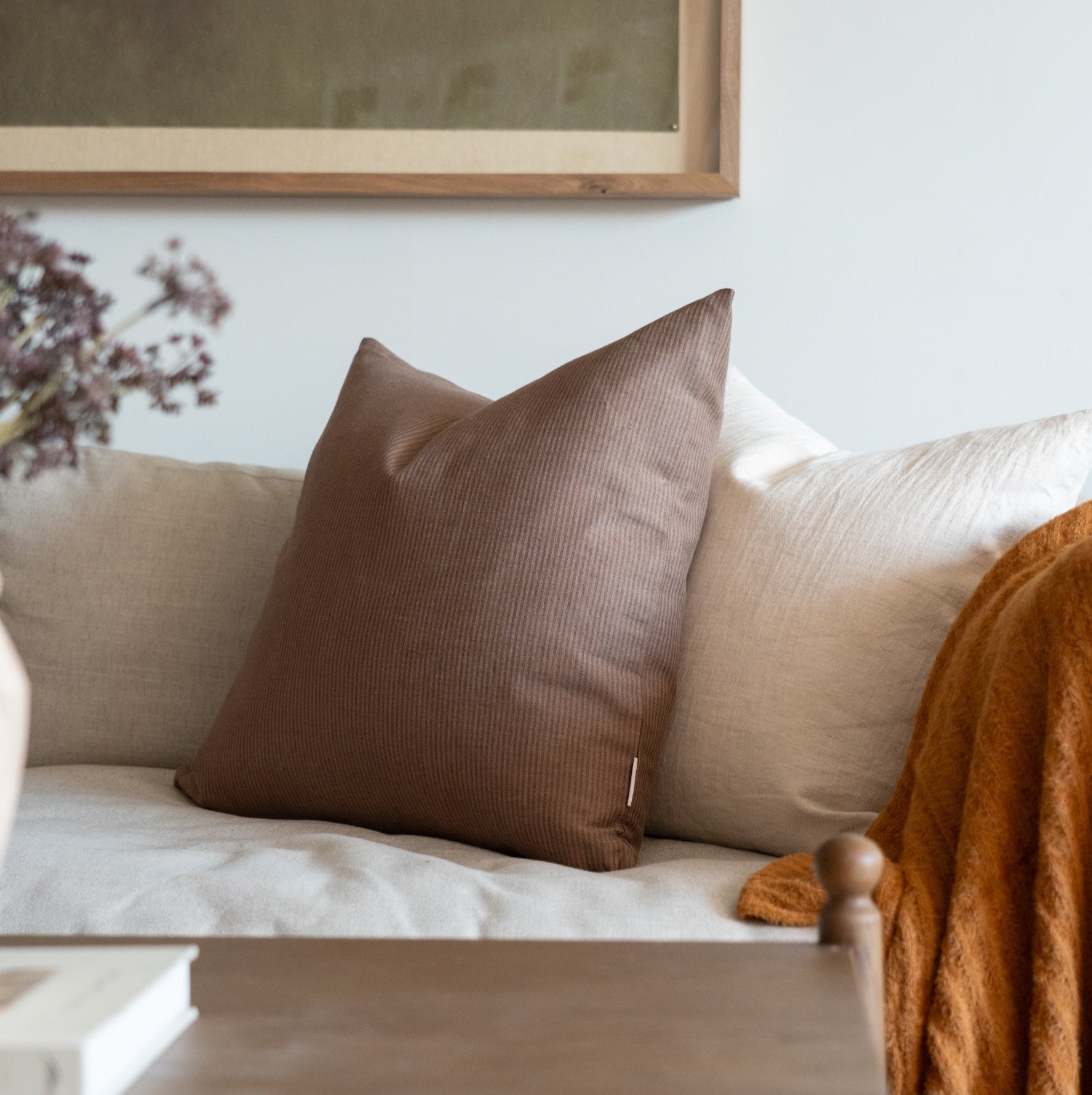 Conrad Pillow Cover 1 - PILLOWS - linen - neutral Rug & Weave Pillows
