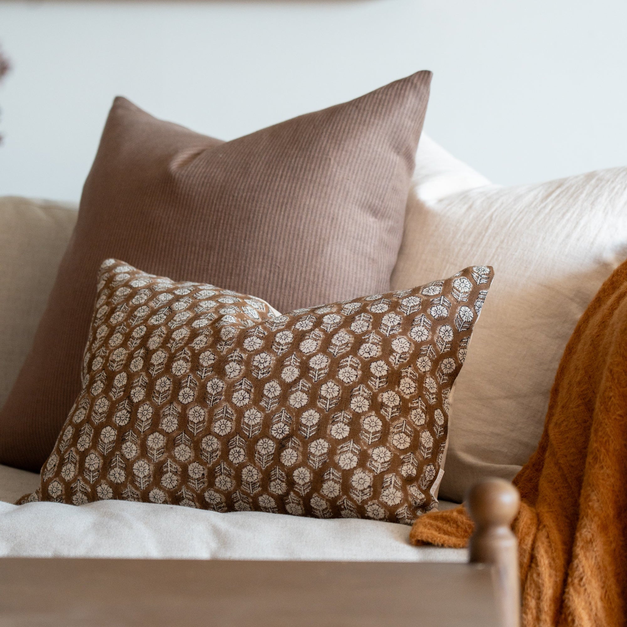 Conrad Pillow Cover 1 - PILLOWS - linen - neutral Rug & Weave Pillows