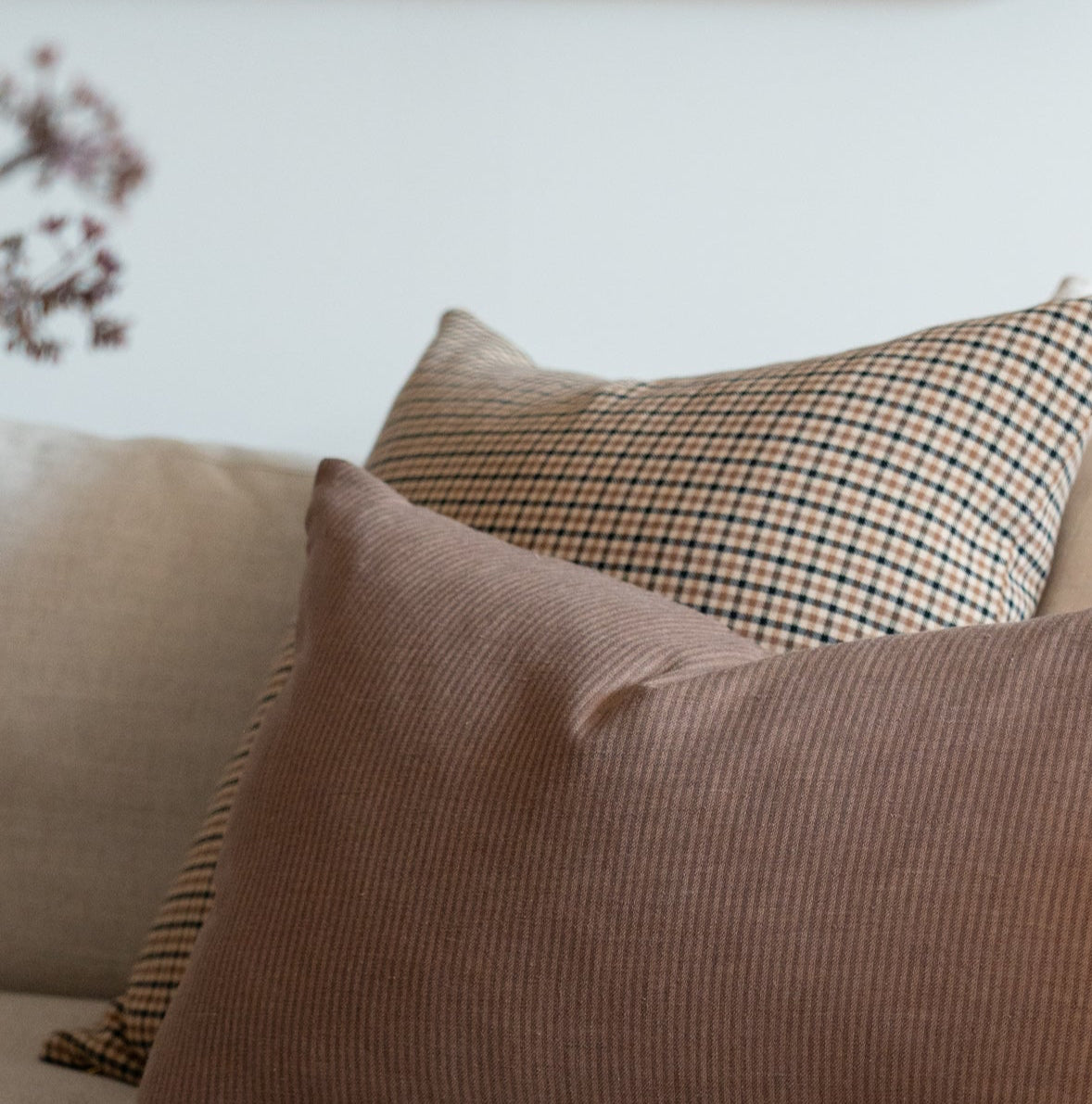 Conrad Pillow Cover 1 - PILLOWS - linen - neutral Rug & Weave Pillows
