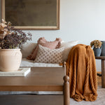 Callie Ruffle Pillow Cover 2 - PILLOWS - Linen - warm Rug & Weave Pillows