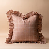 Callie Ruffle Pillow Cover 2 - PILLOWS - Linen - warm Rug & Weave Pillows