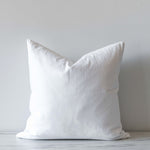 White Linen Pillow Cover 1 - PILLOWS - linen - neutral Rug & Weave Pillows