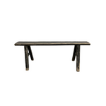 Alic Vintage Elm Wood Bench - Black 0-VINTAGE-bench Hauer Market