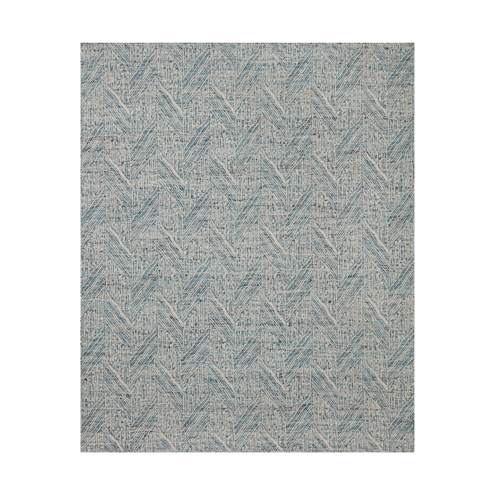 Loloi Raven Blue / Ivory Rug 0-RUGS - wool Loloi