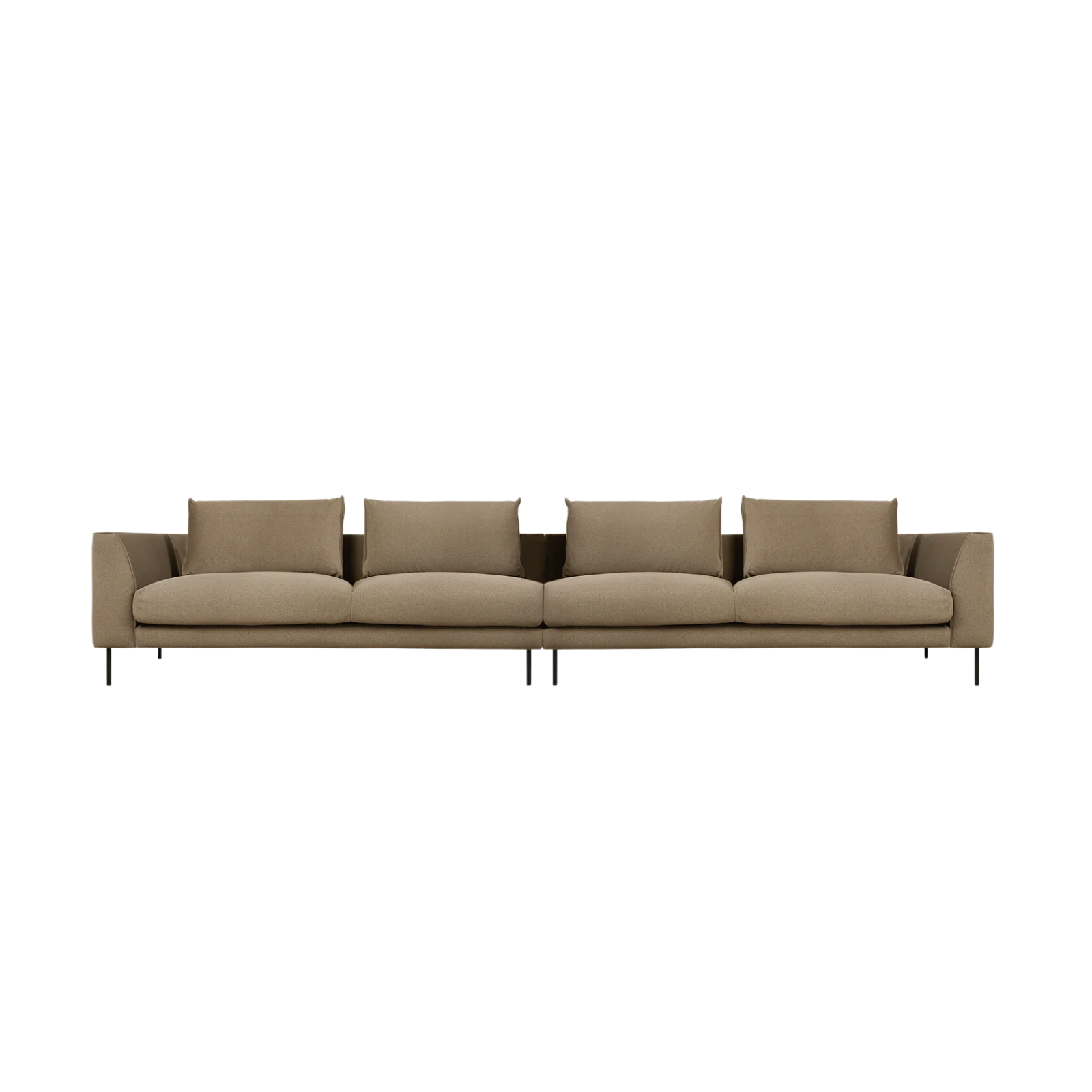 Gus* Modern Renfrew 137" Sofa 1 - FURNITURE - sofa Gus Merino Mocha