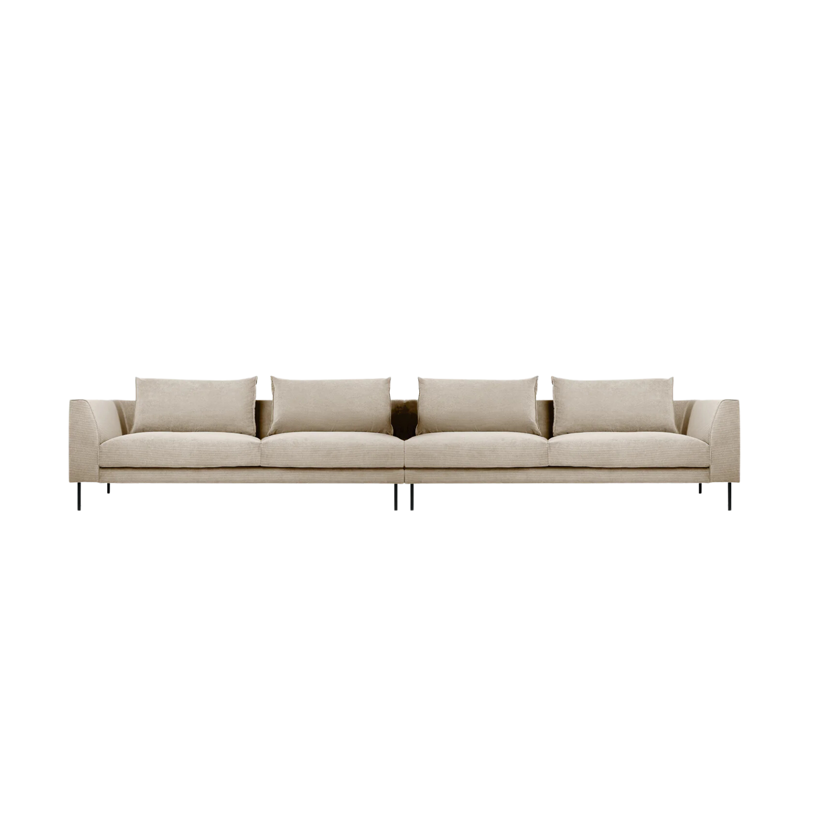 Gus* Modern Renfrew 137" Sofa 1 - FURNITURE - sofa Gus Mersey Caribou