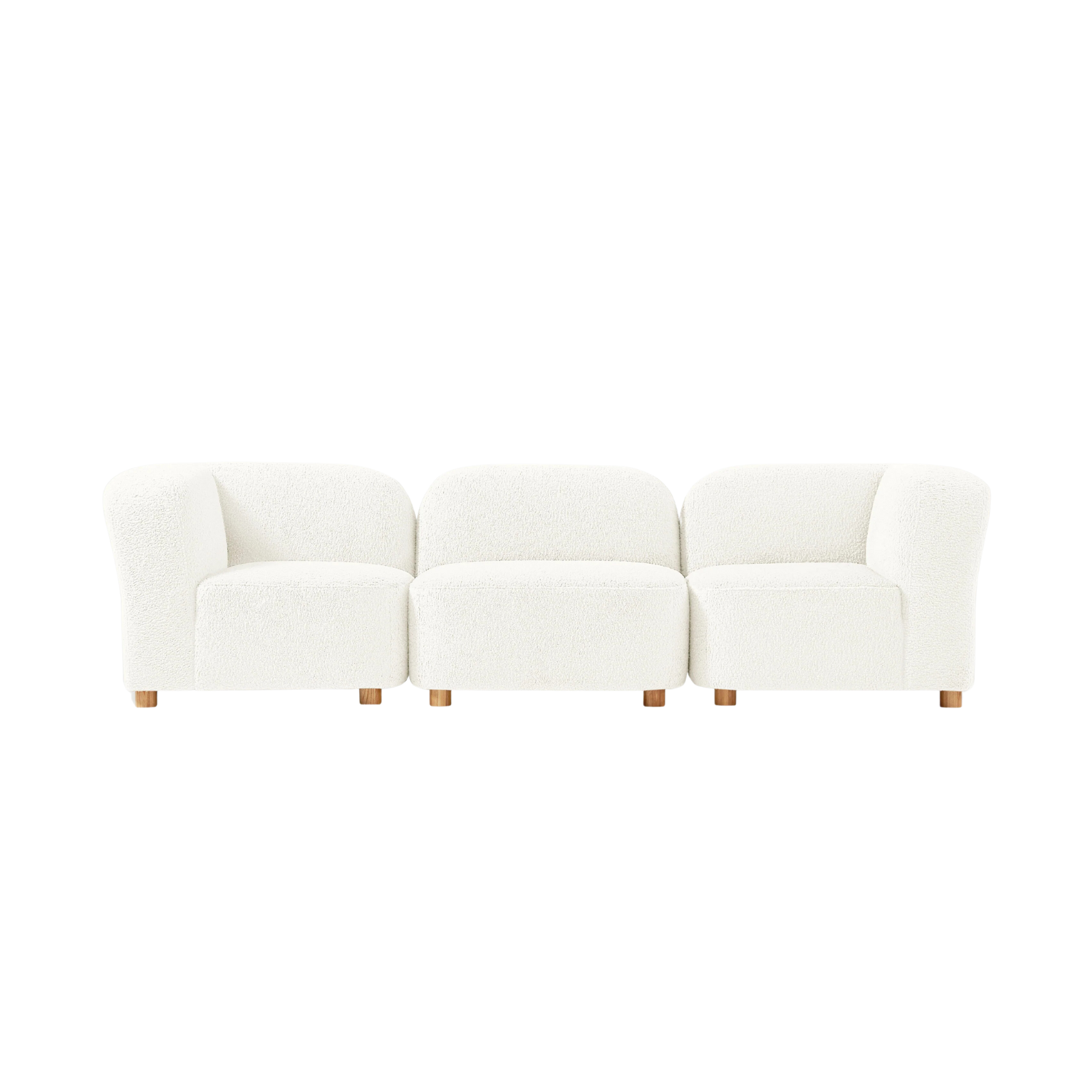 Gus* Modern Circuit Modular 103" Three-Piece Sofa 8 - a - FURNITURE - modular - circuit Gus Himalaya Cloud