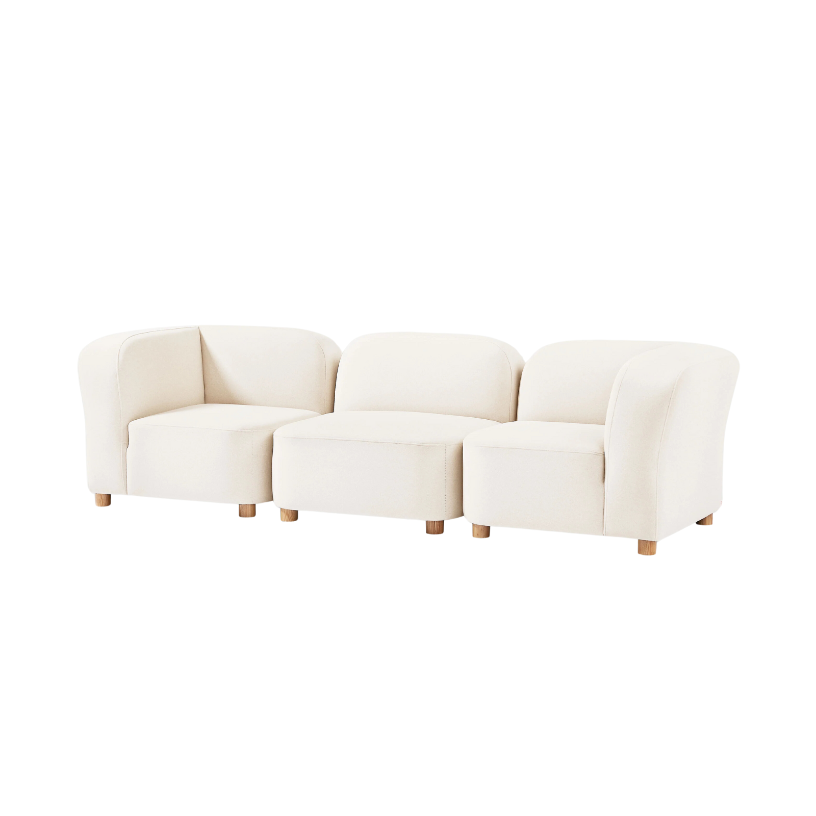 Gus* Modern Circuit Modular 103" Three-Piece Sofa 8 - a - FURNITURE - modular - circuit Gus