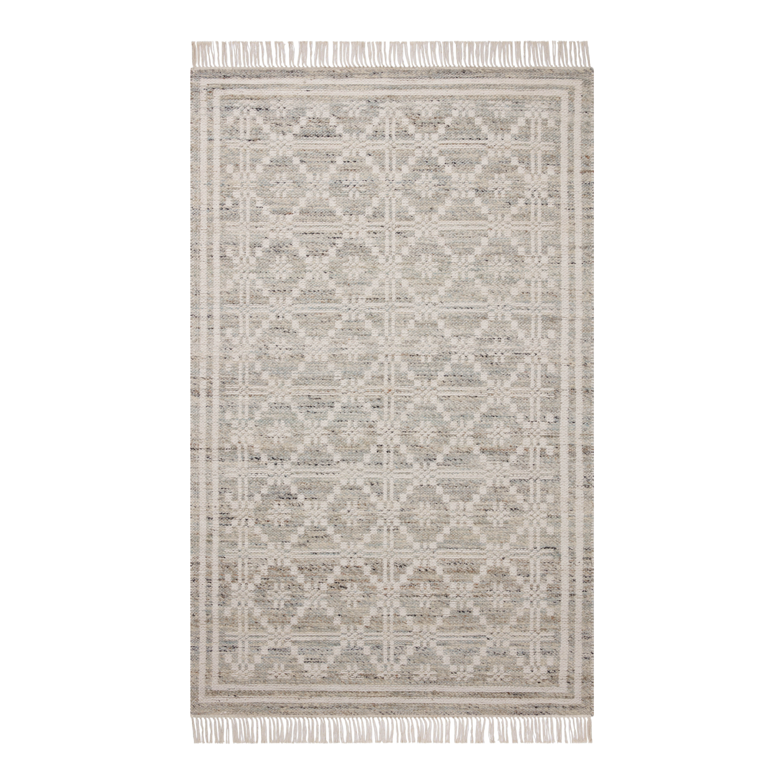 Angela Rose x Loloi Rivers Lagoon / Ivory Rug 0-RUGS-patterned Loloi