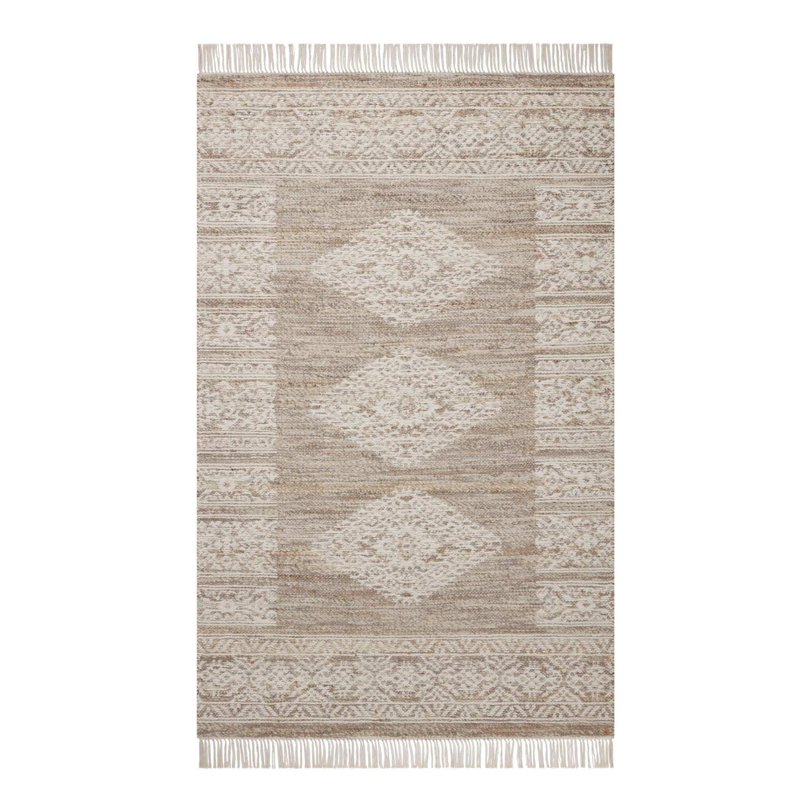 Angela Rose x Loloi Rivers Lilac / Ivory Rug 0-RUGS-patterned Loloi