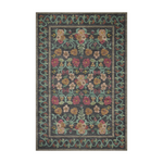 Rifle Paper Co. x Loloi Rosa Black Rug 0-RUGS-patterned Loloi