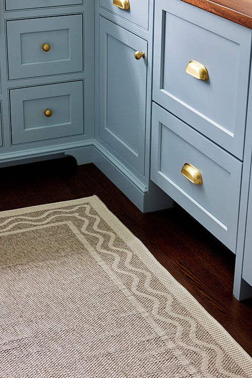 Sablebrook Taupe Border Rug 5-Rugs - indoor/outdoor Momeni