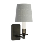 Tara Small Sconce LIGHTING - sconce Visual Comfort Bronze Sky Elin Check