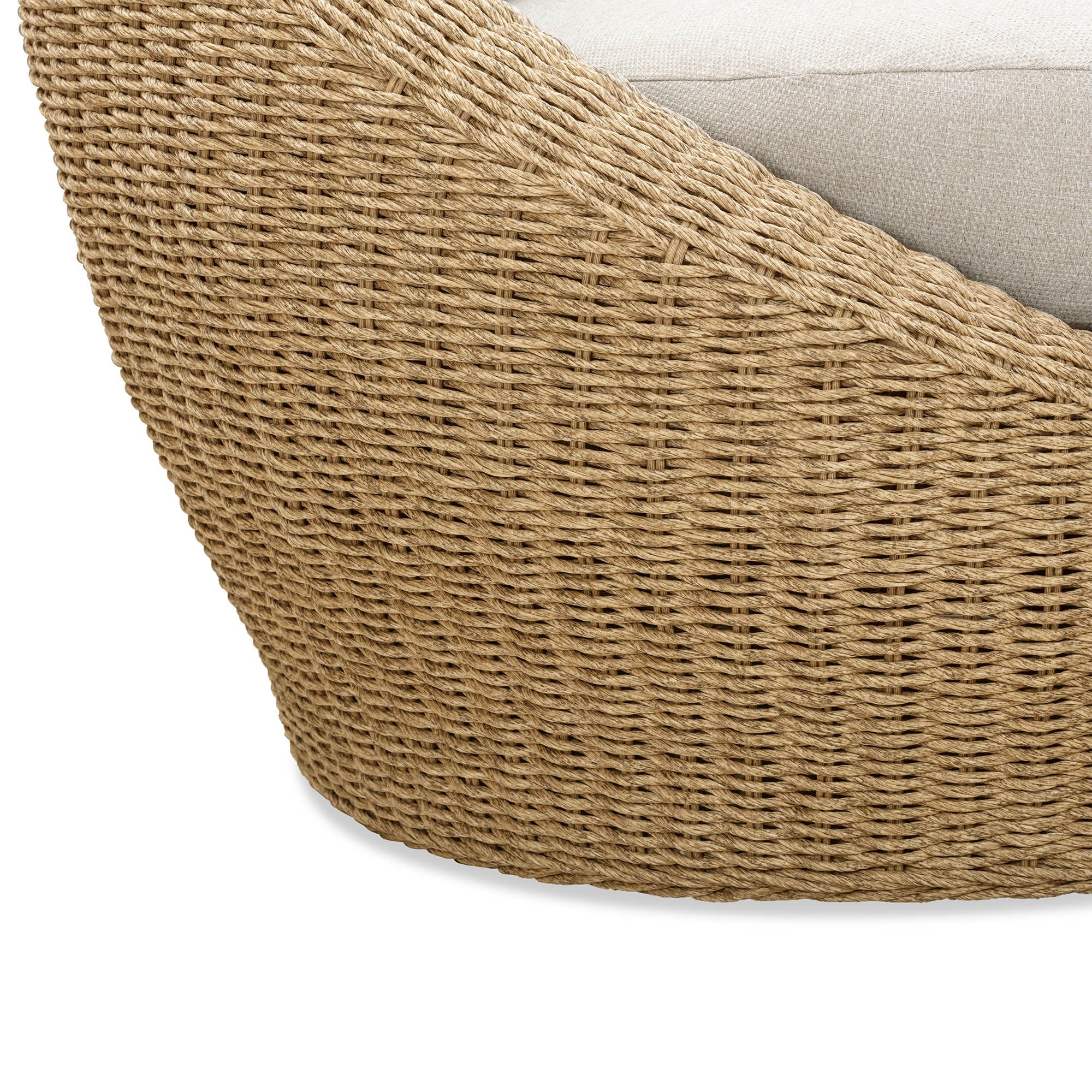 Serene Outdoor Round Club Chair FURNITURE - club chairs LH IMPORTS