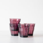 Short Aubergine Picardie Glass Tumbler glass tumbler Inter Continental Mercantile