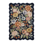 Rifle Paper Co. x Loloi Silhouette Navy Rug 0-RUGS - wool Loloi