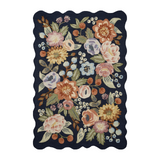 Rifle Paper Co. x Loloi Silhouette Navy Rug 0-RUGS - wool Loloi