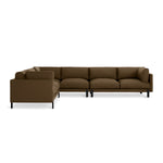 Gus* Modern Silverlake Sectional XL FURNITURE - sectionals Gus Velvet Cocoa Left