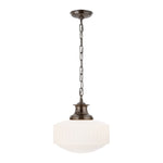 STORE FIXTURE - Milton Road Flush Mount - Antique Nickel LIGHTING - store fixture Visual Comfort