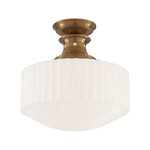 Milton Road Flush Mount LIGHTING - flush mount Visual Comfort Antique Brass