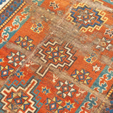 4' x 6'4" Antique Caucasian Rug RUGS - vintage Rug & Weave Rugs