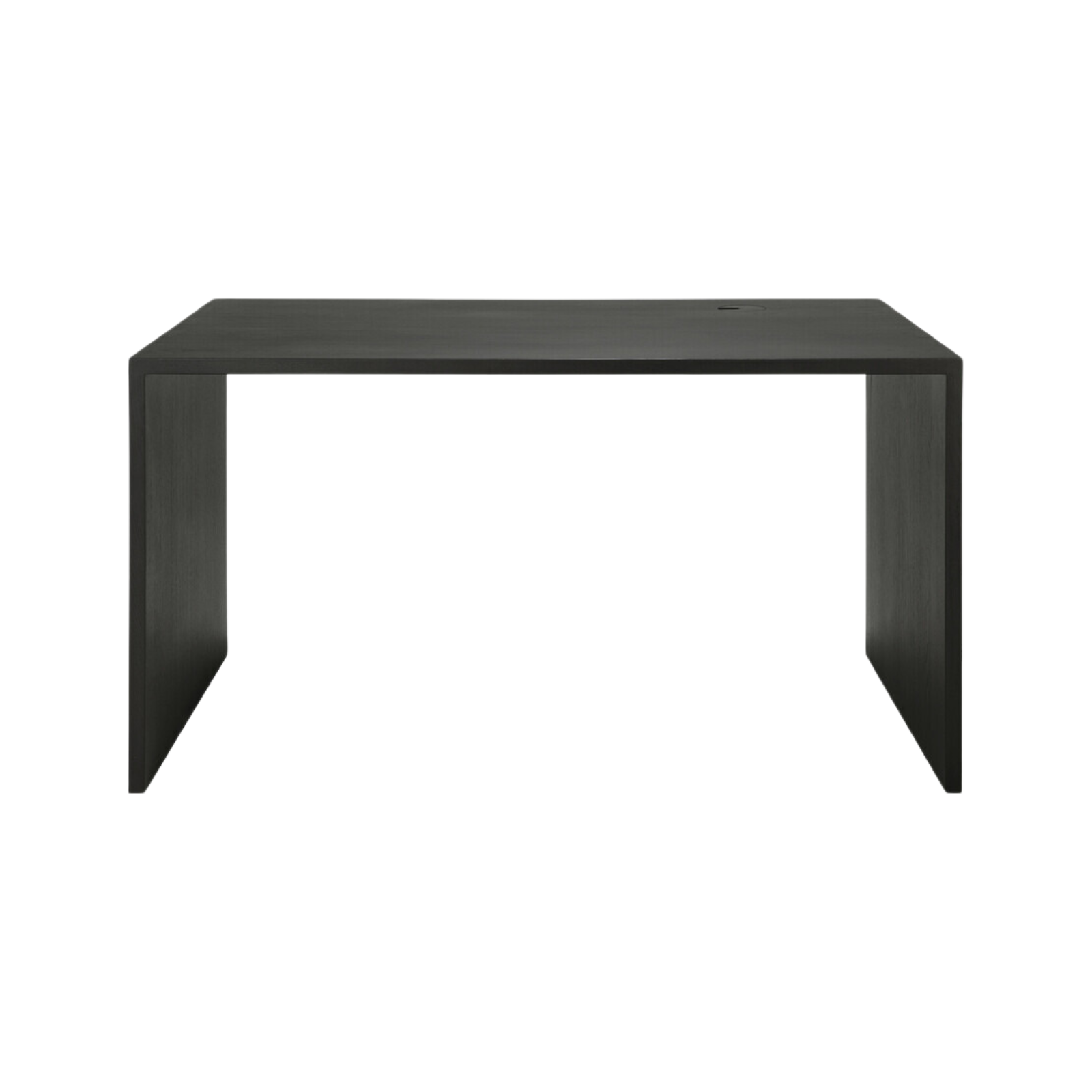U Desk 17 - FURNITURE - desks Ethnicraft Oak Black 55"