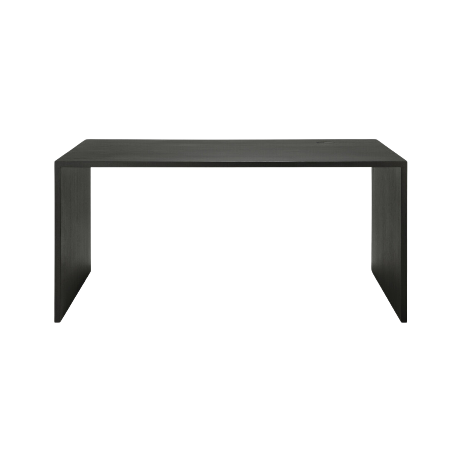 U Desk 17 - FURNITURE - desks Ethnicraft Oak Black 63"
