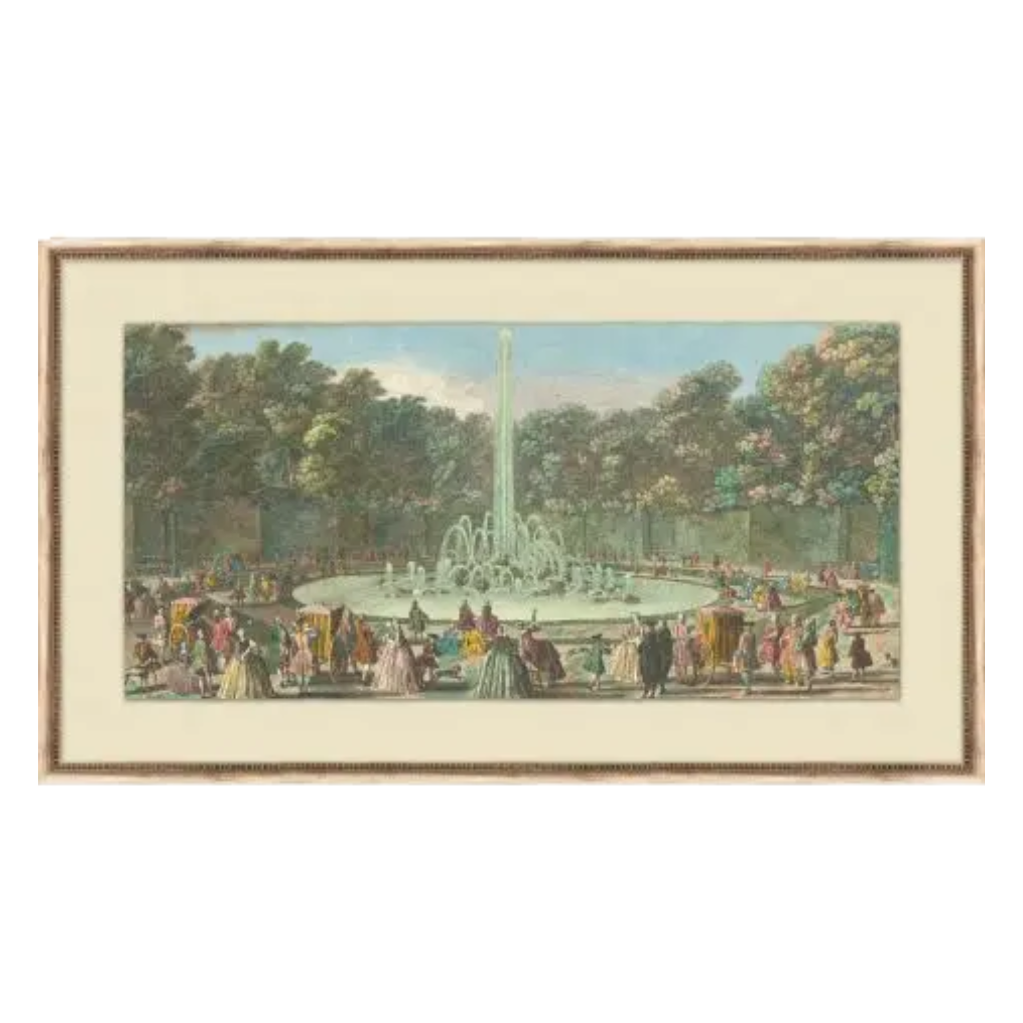 "Garden Promenade" Framed Art Print - Rug Weave