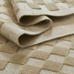 Willa Beige Checkerboard Rug 0-rugs-wool Momeni