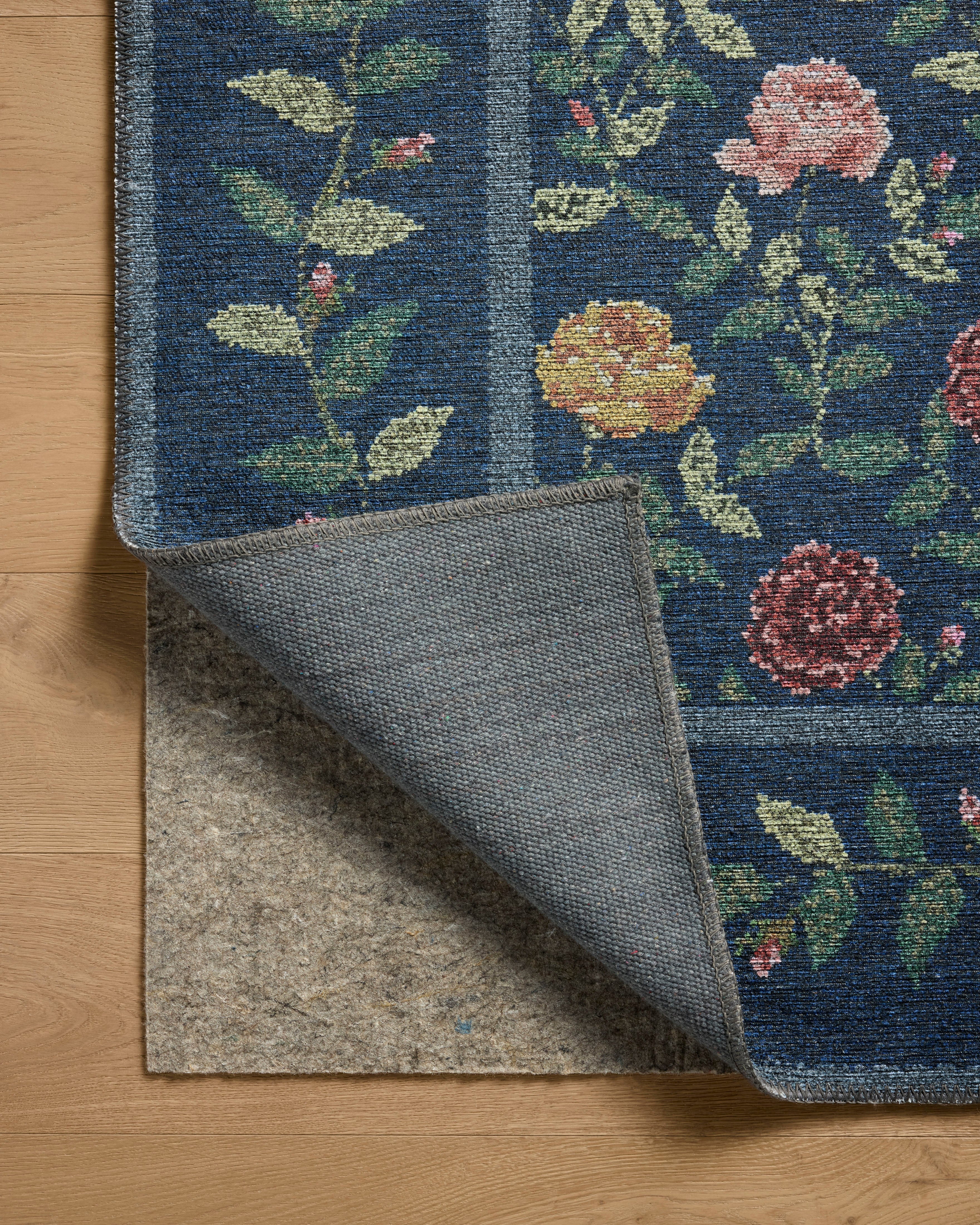 Rifle Paper Co. x Loloi Wildwood Navy Rug RUGS-patterned Loloi