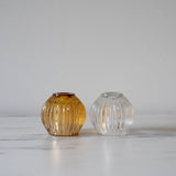 Ridged Glass Taper/Votive Holder candle holder Abbott Collection